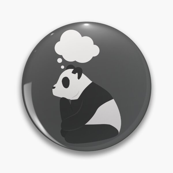 Item preview, Pondering Panda Midnight designed and sold by animinimal.