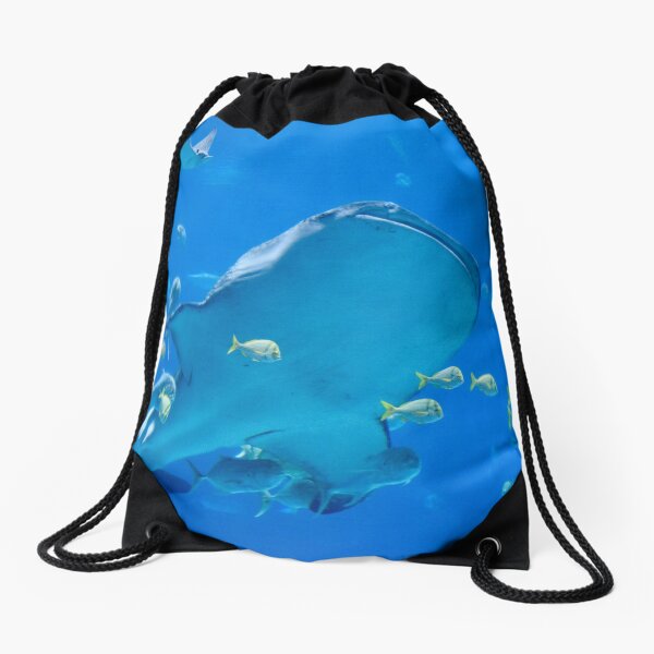Whale Shark at Georgia Aquarium Drawstring Bag