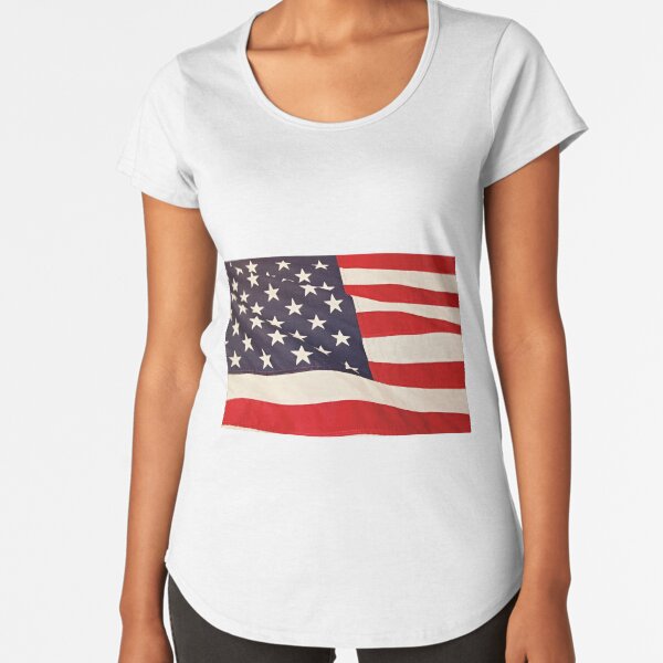 flag Premium Scoop T-Shirt