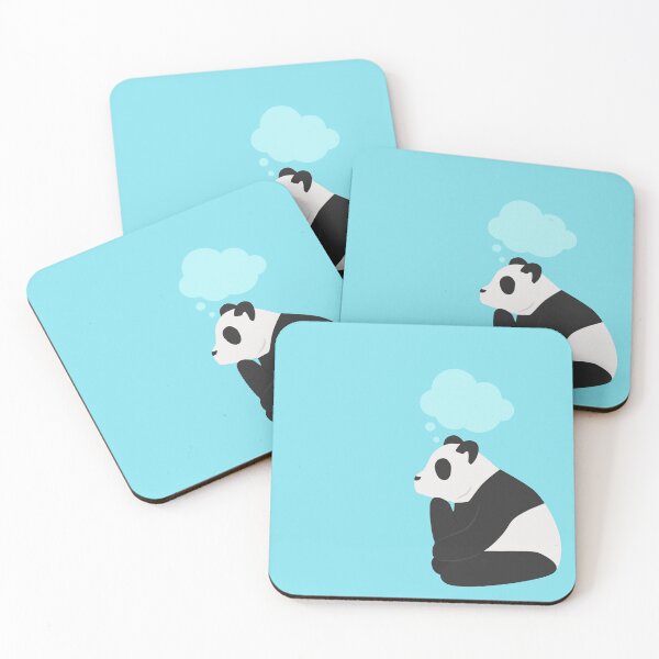 Item preview, Pondering Panda Waterfall designed and sold by animinimal.
