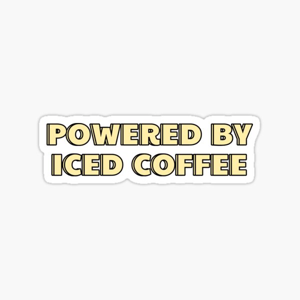 Starbucks Iced Coffee  Sticker for Sale by maura41