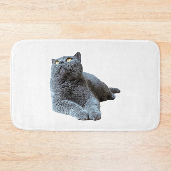 Item preview, British Shorthair Cat - Blue with Orange eyes designed and sold by ElegantCat.