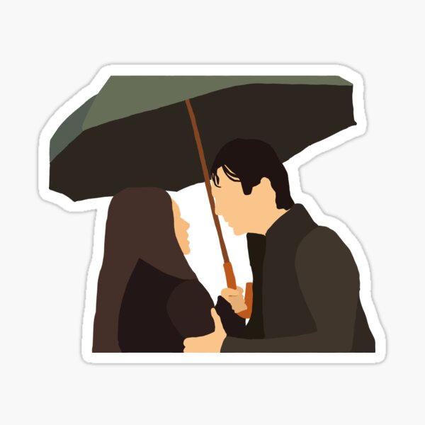 Delena Rain Kiss Sticker for Sale by Sofmacias