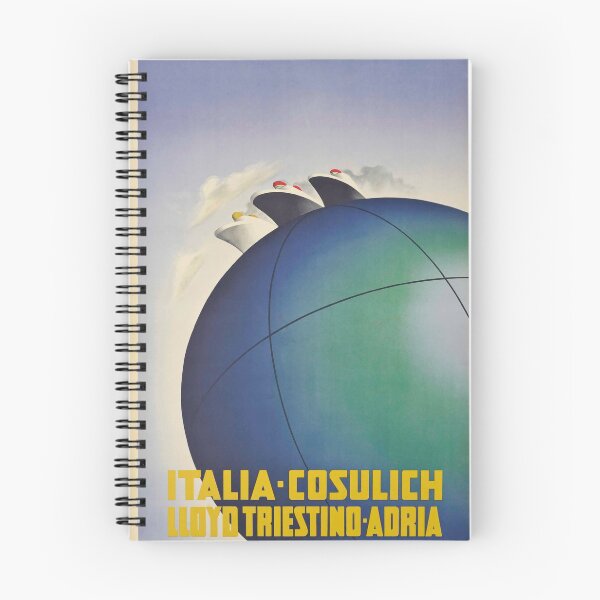 Item preview, Italia Cosulich vintage travel poster designed and sold by stickart-marek.