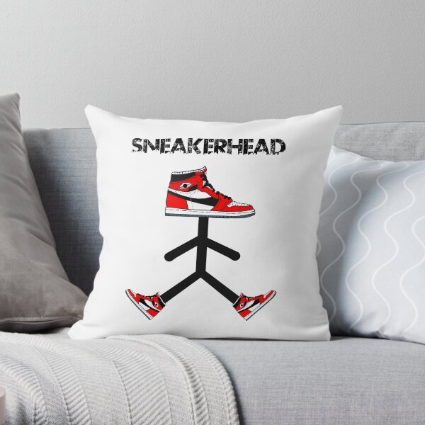 Sneakerhead Throw Pillow