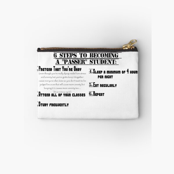 Item preview, 6 Steps to Becoming A "Passer" Student designed and sold by Femnar.
