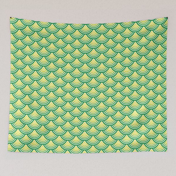 Item preview, Green Spring Circles Pattern designed and sold by Foxicopter.