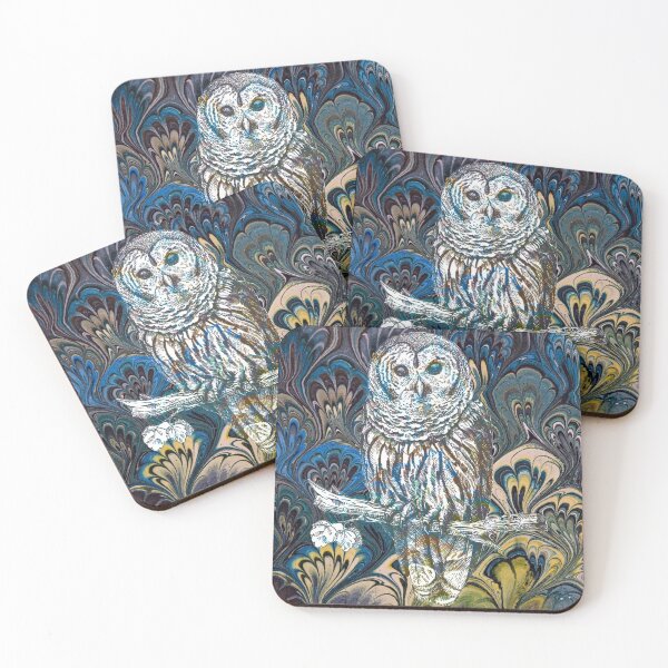Item preview, Owl in Blue designed and sold by MeganSteer.