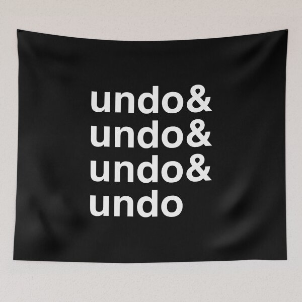 Item preview, Undo, Undo Funny Graphic Design designed and sold by murialbezanson.