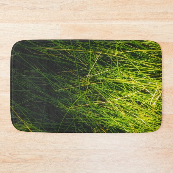 Item preview, closeup green grass field texture abstract background designed and sold by Mrvell.