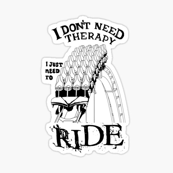 I Dont Need Therapy V2 Sticker For Sale By Carowindsfanson Redbubble