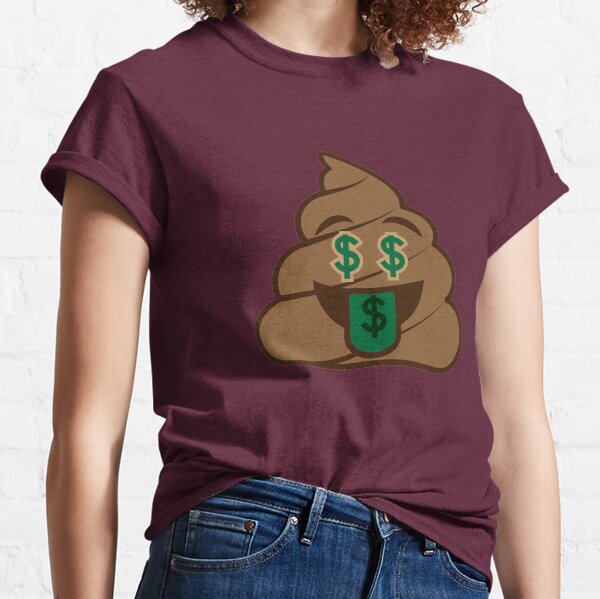 Rich Emoji T Shirts Redbubble - galaxy poop emoji t shirt roblox