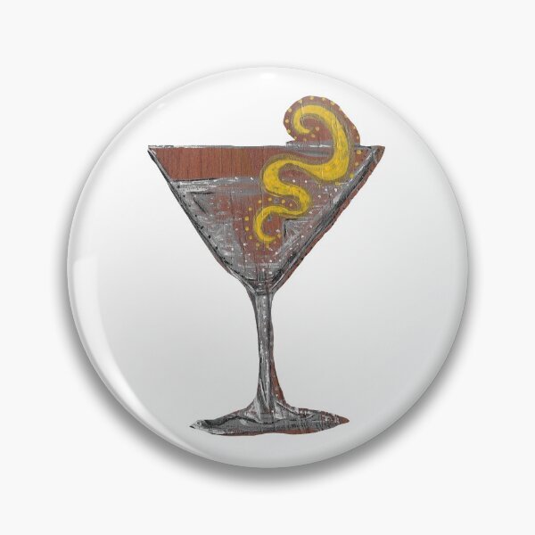 Item preview, Martini, White Background designed and sold by Jellyfishdrinks.