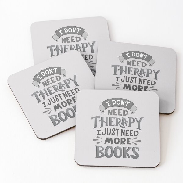 Item preview, No Therapy More Books Monochrome designed and sold by Kit Cronk.