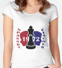 Fischer vs. Spassky 1972 Women's Fitted Scoop T-Shirt