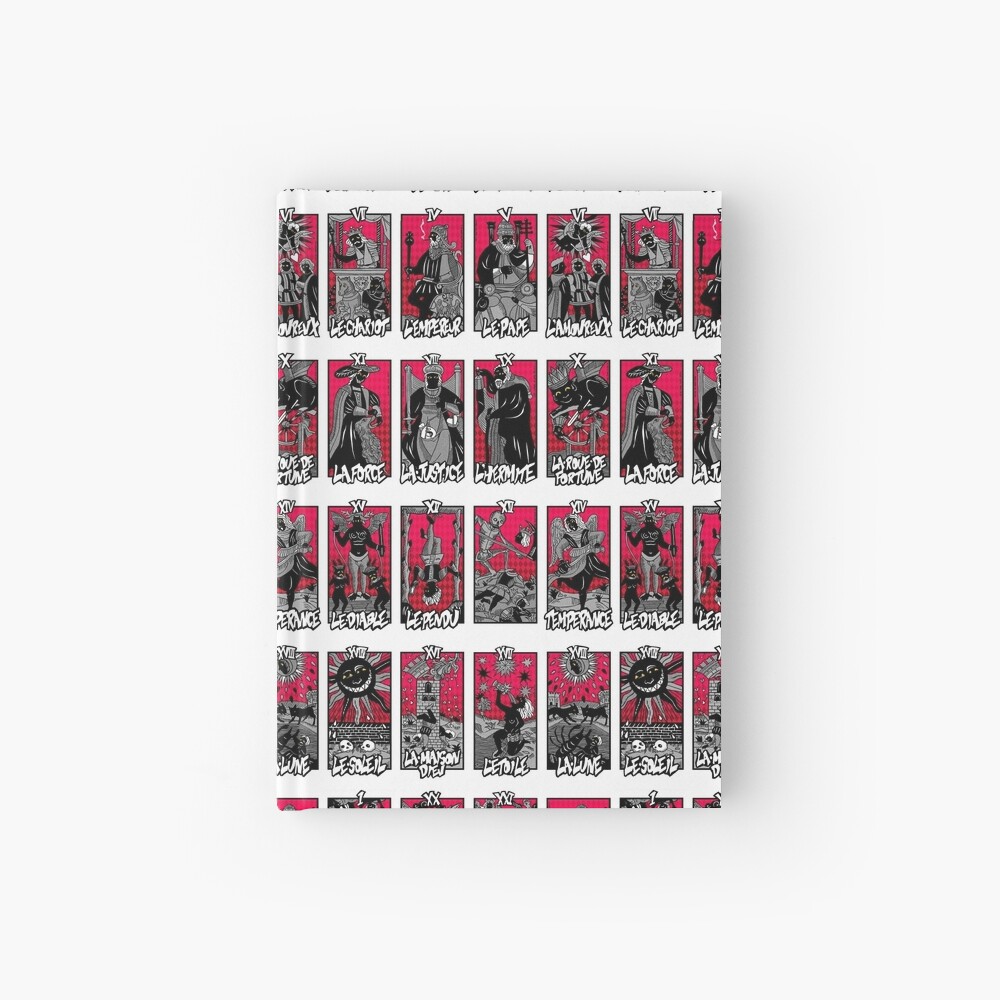 persona 5 tarot cards hardcover journal by maddieb11 redbubble