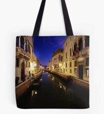 Night Canal Tote Bag