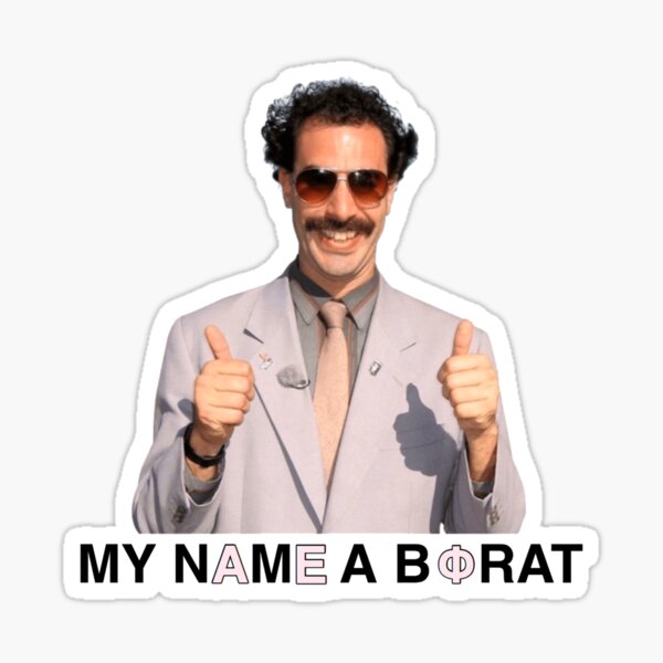 Item preview, AEPhi Borat designed and sold by jlanzalotto.