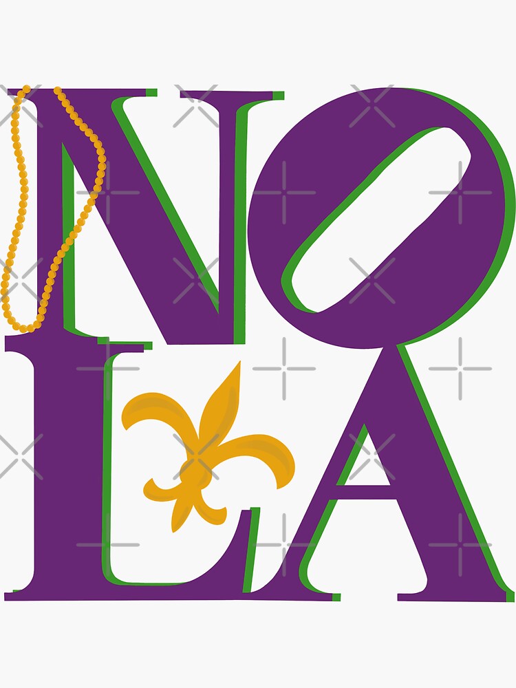 mardi gras sticker etsy