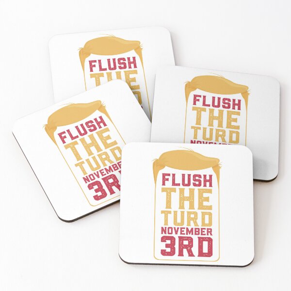 Item preview, Flush The Turd On November Third! designed and sold by MalikaBela.