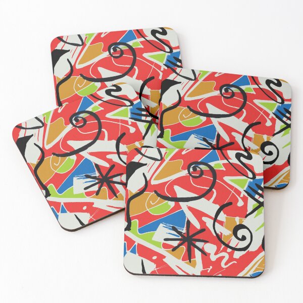 Item preview, Miro Inspired Abstract  designed and sold by Leslie Rogers Todder.