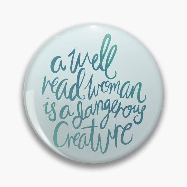 Item preview, Well Read Woman in BLUE designed and sold by Kit Cronk.