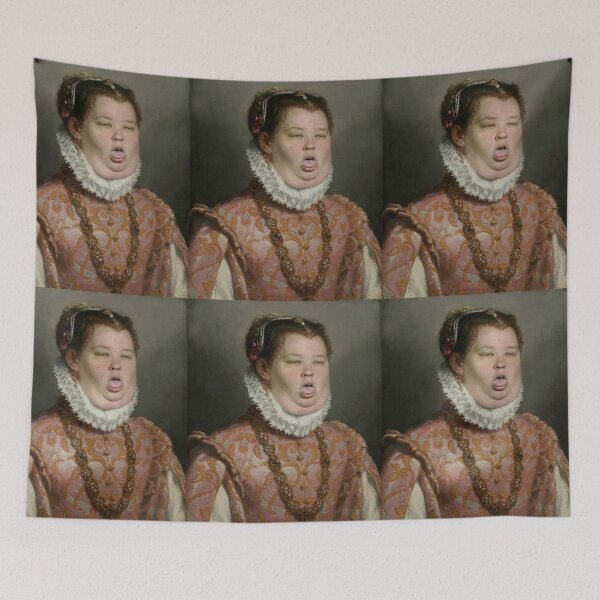 Item preview, Victorian Mama June Honey Boo Boo Funny Classical Painting  designed and sold by MindChirp.