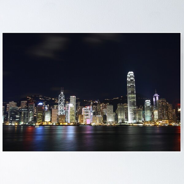 Item preview, Hong Kong skyline at night designed and sold by kawing921.