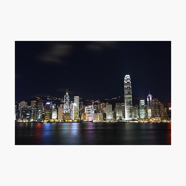 Item preview, Hong Kong skyline at night designed and sold by kawing921.