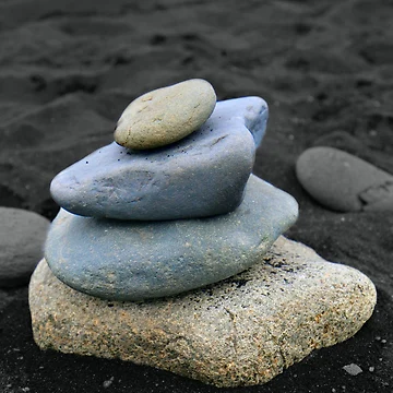 Artwork thumbnail, Zen Rocks by JulieMaxwell