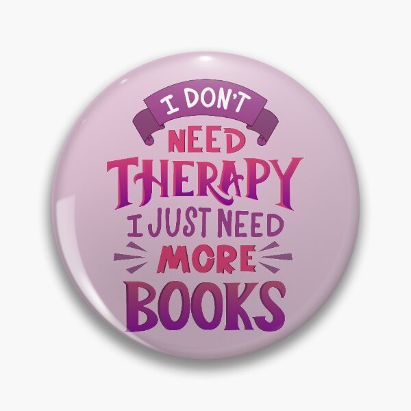 Item preview, No Therapy More Books Purple designed and sold by Kit Cronk.