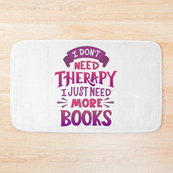 Item preview, No Therapy More Books Purple designed and sold by Kit Cronk.