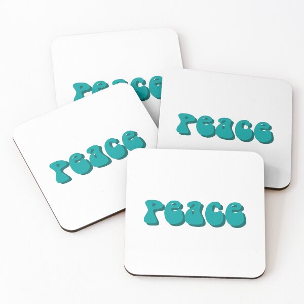 Item preview, teal peace designed and sold by Sam McNeal.