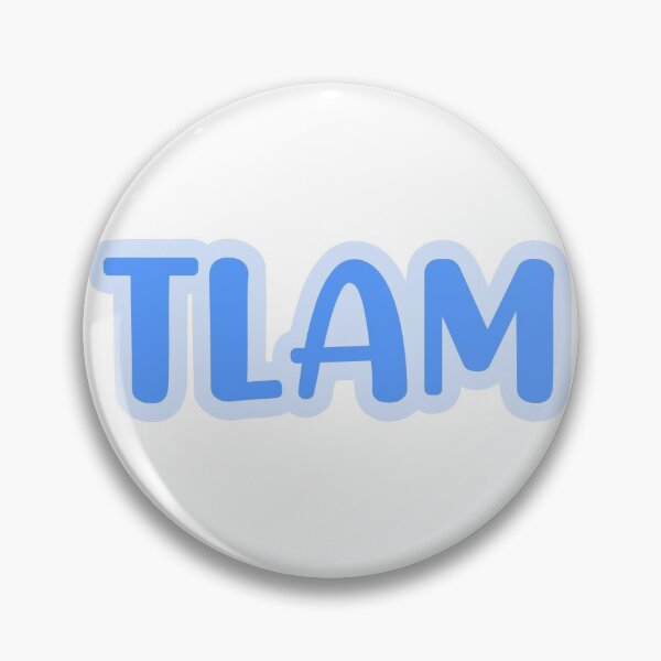 Item preview, TLAM Sticker Blue designed and sold by kfolan.