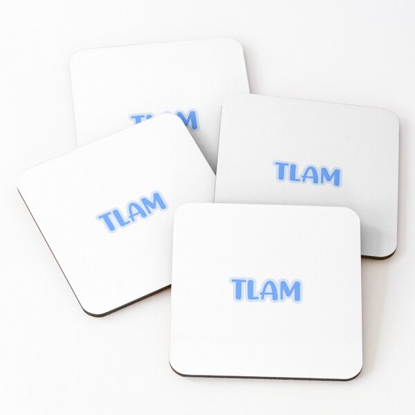 Item preview, TLAM Sticker Blue designed and sold by kfolan.