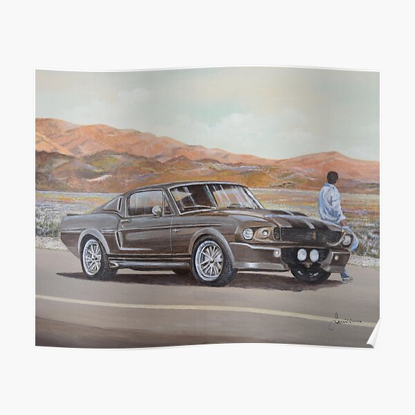 1967 Ford Mustang Fastback Eleanor Poster