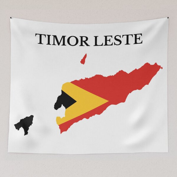 Item preview, Timor-Leste, East Timor flag map designed and sold by marosharaf.