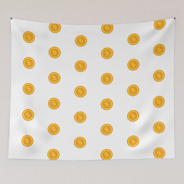 Item preview, Dollar Coin Icon Pattern designed and sold by flying-flamingo.