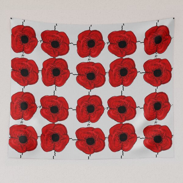 Item preview, Vibrant Red Poppies designed and sold by Sunflowerdes60.