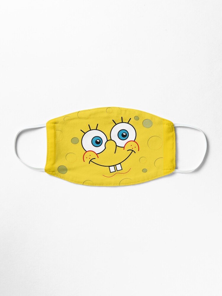 Download Spongebob Yellow Character Mask By Umeimages Redbubble PSD Mockup Templates