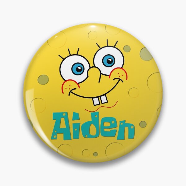 Artikelvorschau, SpongeBob personalisierter Name Aiden entworfen und verkauft von umeimages.