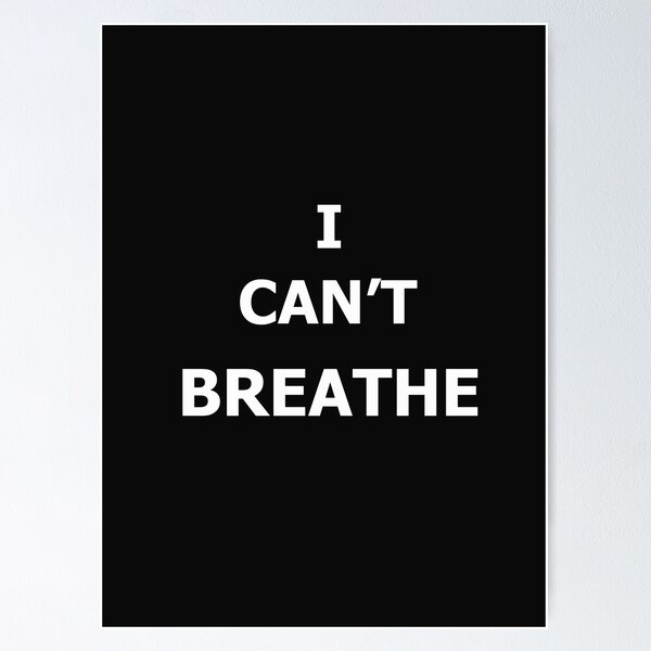 George Floyd I can't breathe distressed design 