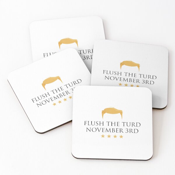 Item preview, Flush The Turd On November Third! designed and sold by MalikaBela.