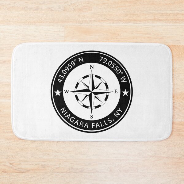 Item preview, Niagara Falls, New York, USA Geographical Coordinates designed and sold by TeeOhGraphics.