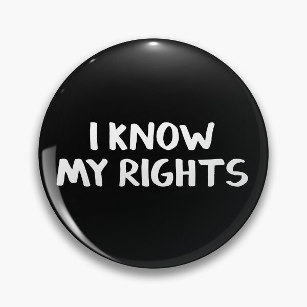 Item preview, I know my rights designed and sold by allthetees.