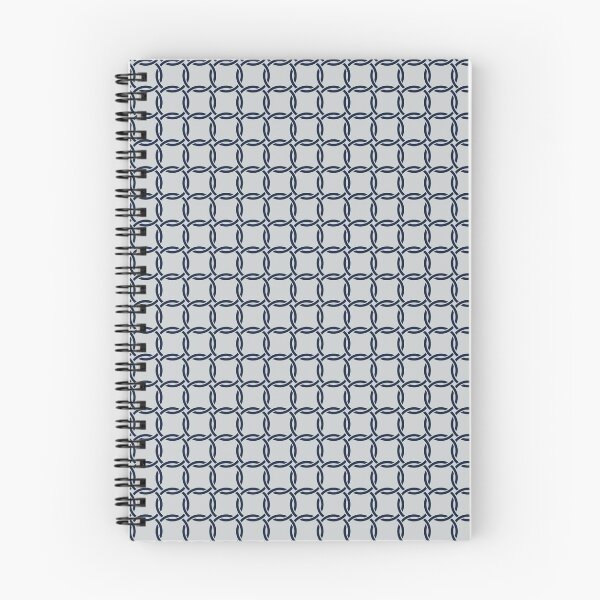 Item preview, Interlocked circles 003 2 - Gray Navy Blue designed and sold by AmpersandCuster.