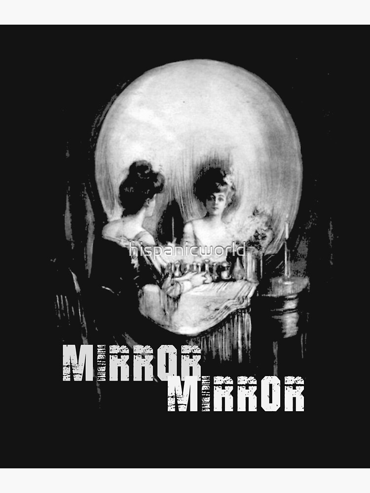 " Optical illusion Vanity or Skull Look Close Salon Hair Stylist Mirror Mirror Mandela Effect