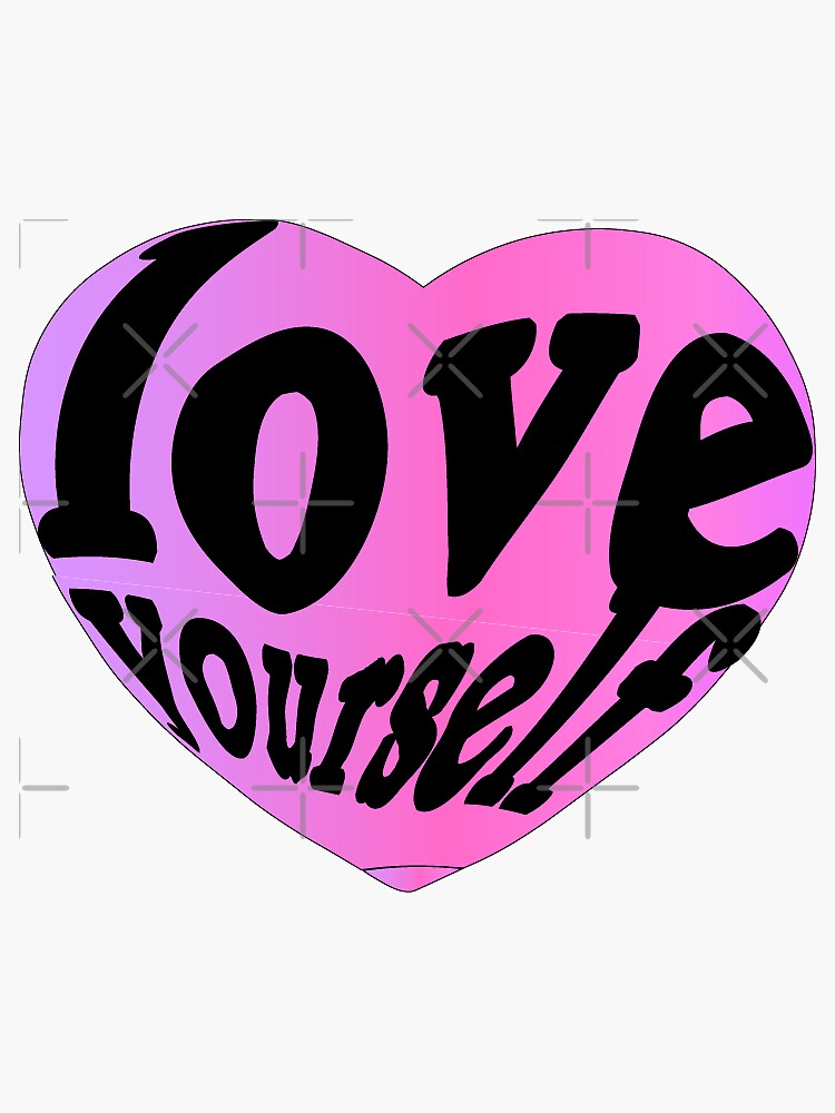 "self love x" Sticker for Sale by xconsu Redbubble