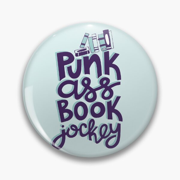 Item preview, Punk Book Jockey Librarian Funny Design designed and sold by Kit Cronk.