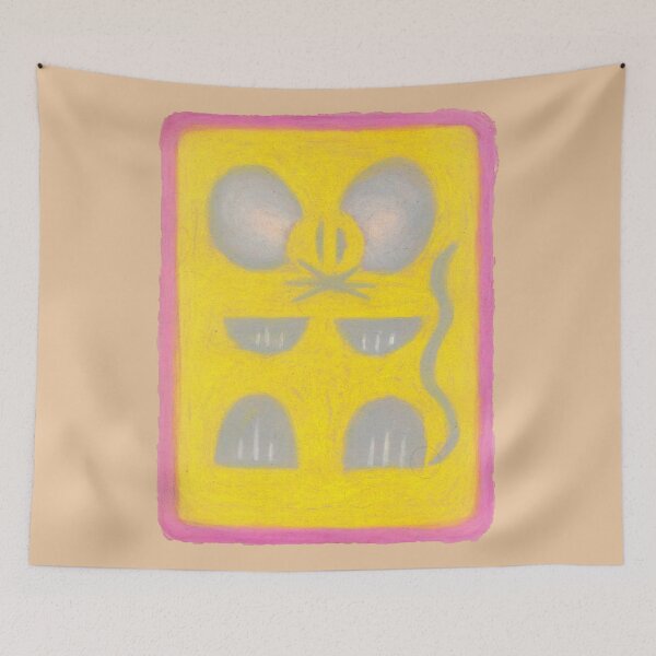 Item preview, A portrait of a grey mouse designed and sold by lion-house.